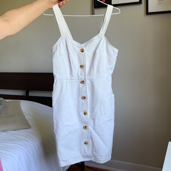 White button up dress - Picture 2 of 4